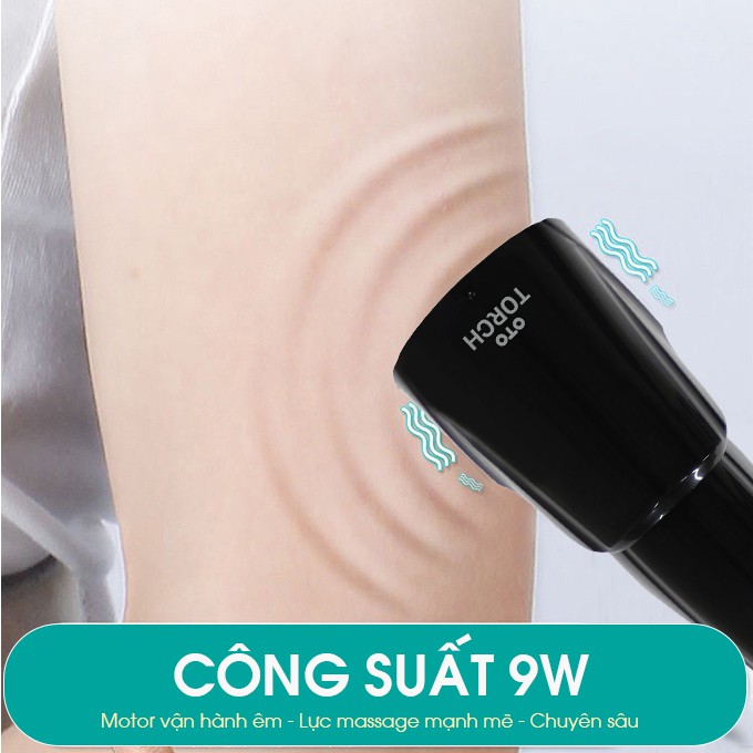 Máy massage cầm tay OTO TR-150 (Pin sạc) - Màu đen